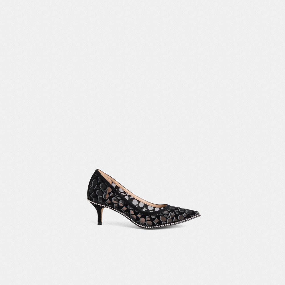 Coach Restored Jackie Pump In Black