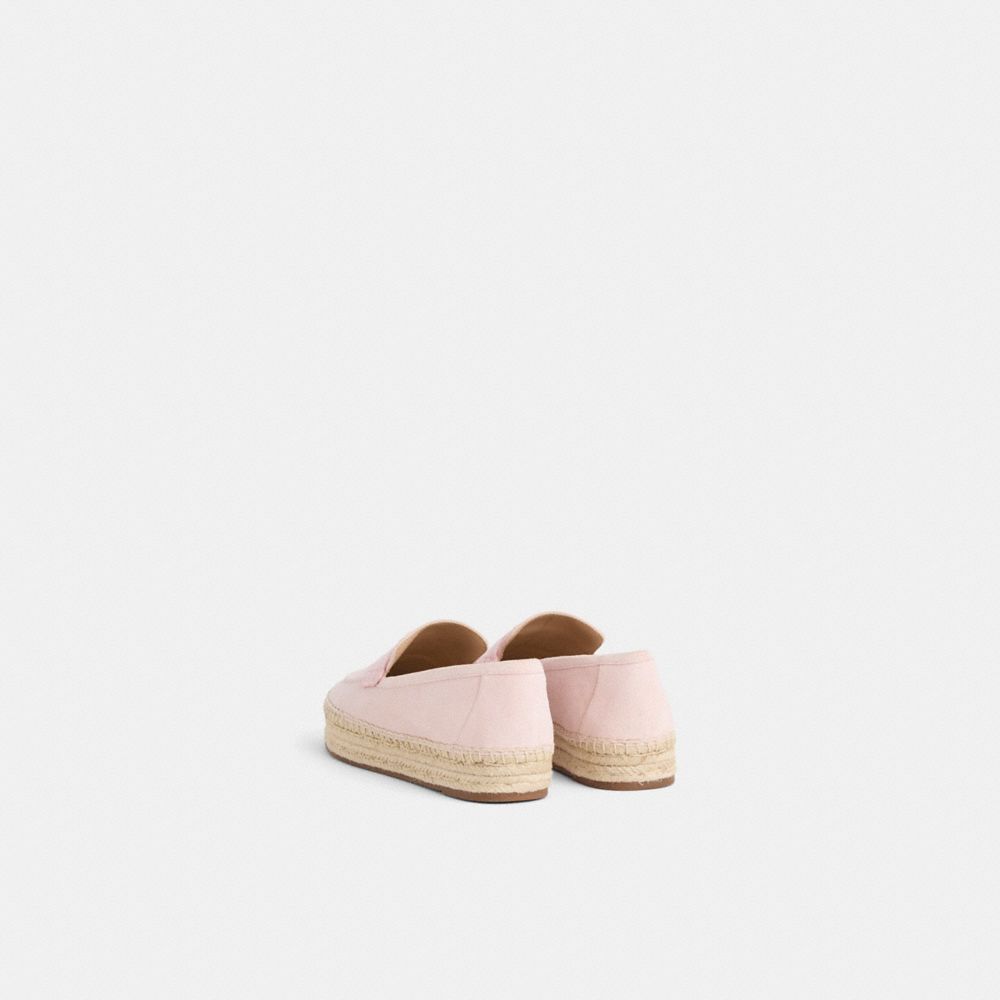 COACH®,Restored Camilla Espadrille,Pink,Back View