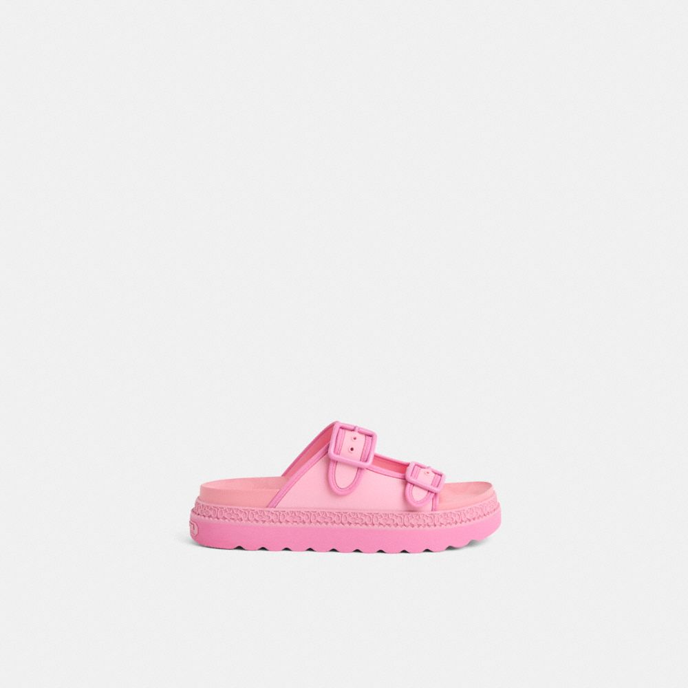 Coach Restored Lainey Sandal In Flower Pink