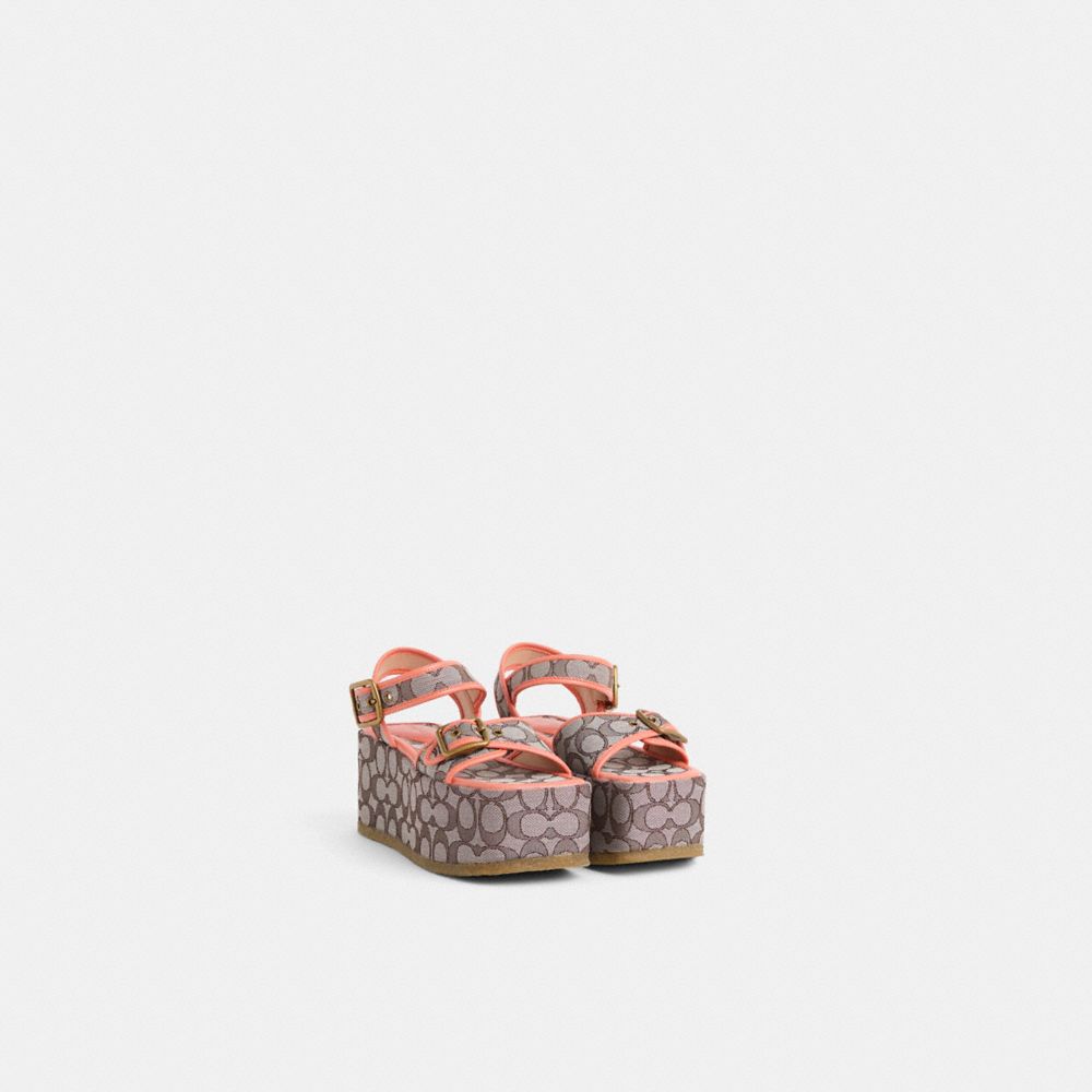 COACH®,Restored Naomi Flatform,Multi Color,Angle View