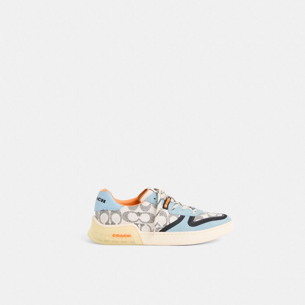 Coach Restored Citysole Court Sneaker In Chalk/waterfall
