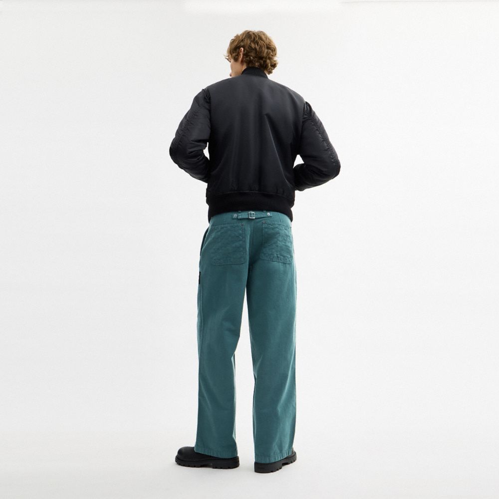 COACH®,ワーク パンツ,トップス&パンツ,ｳｫｯｼｭﾄﾞ ﾃｨｰﾙ