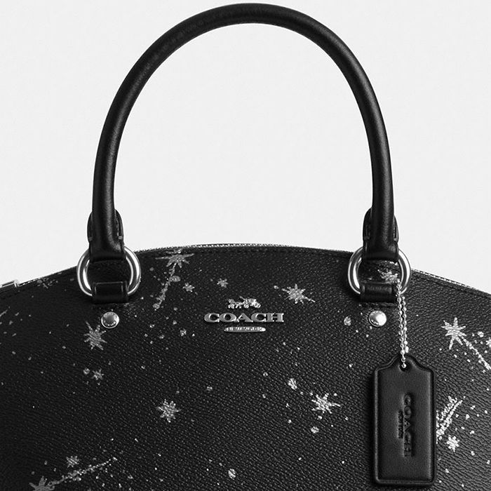 COACH® Outlet | Sadie Satchel Bag With Star Print