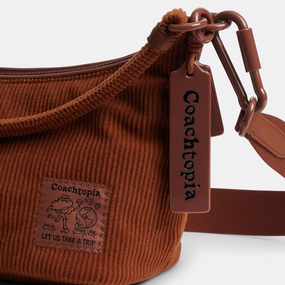 Coach Topia Loop Shoulder Bag In Corduroy