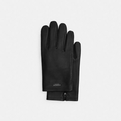 Мужские перчатки Coach Men’s Leather Tech Gloves