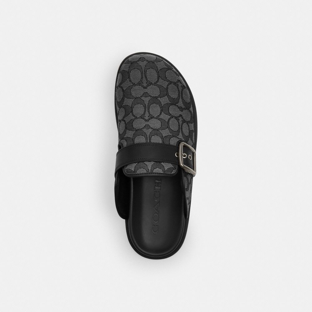 Coach Buckle Clog In Signature Jacquard — фото 3