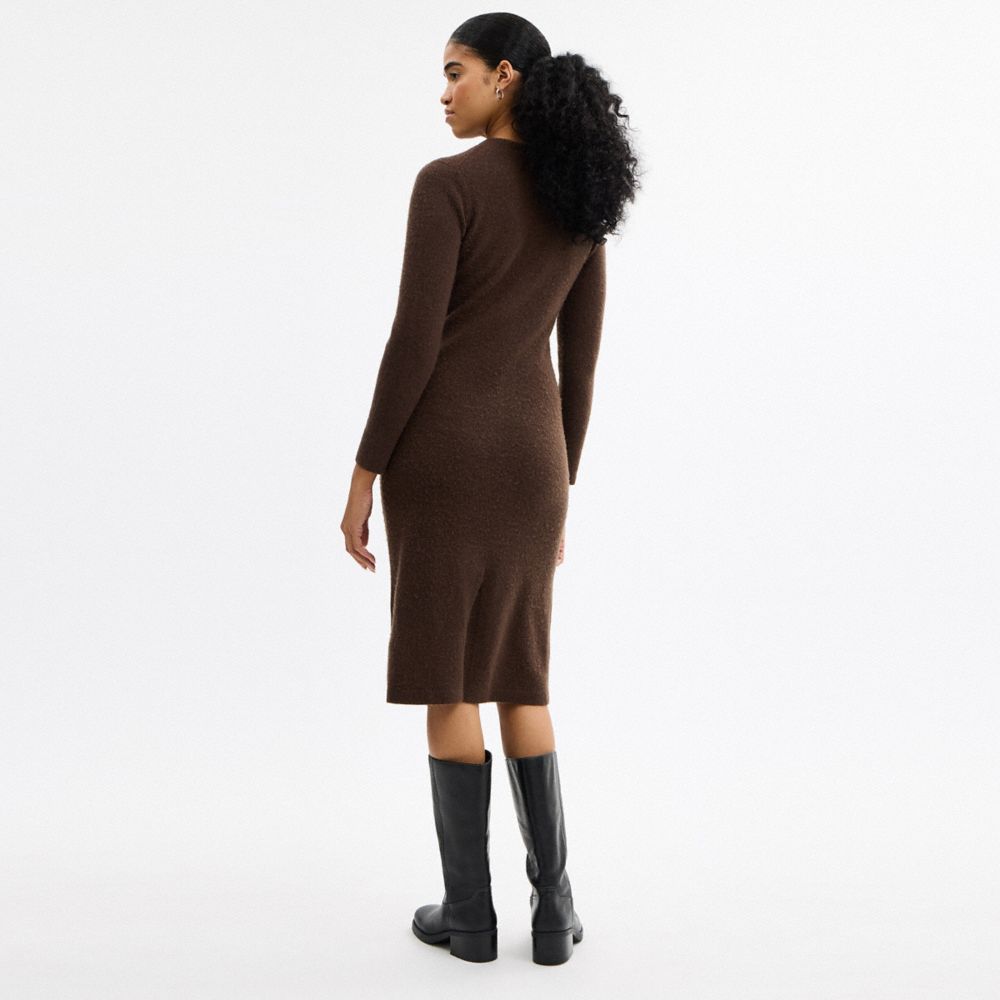 COACH®,Knit Cardigan Dress,,Scale View