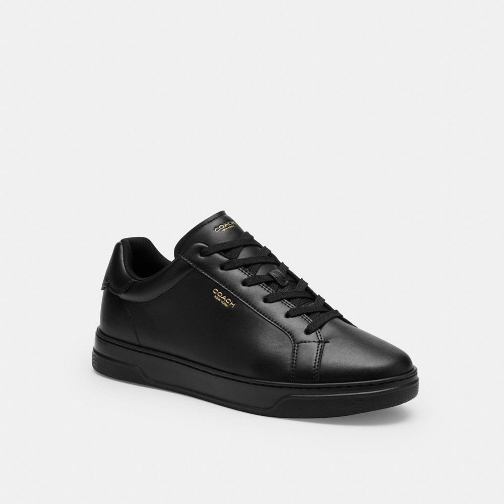 Coach High Line Sneaker In Black