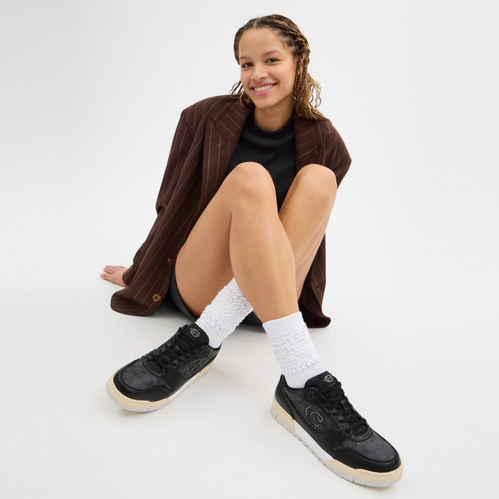 COACH®,Soho Sneaker With Signature Canvas,,Detail View