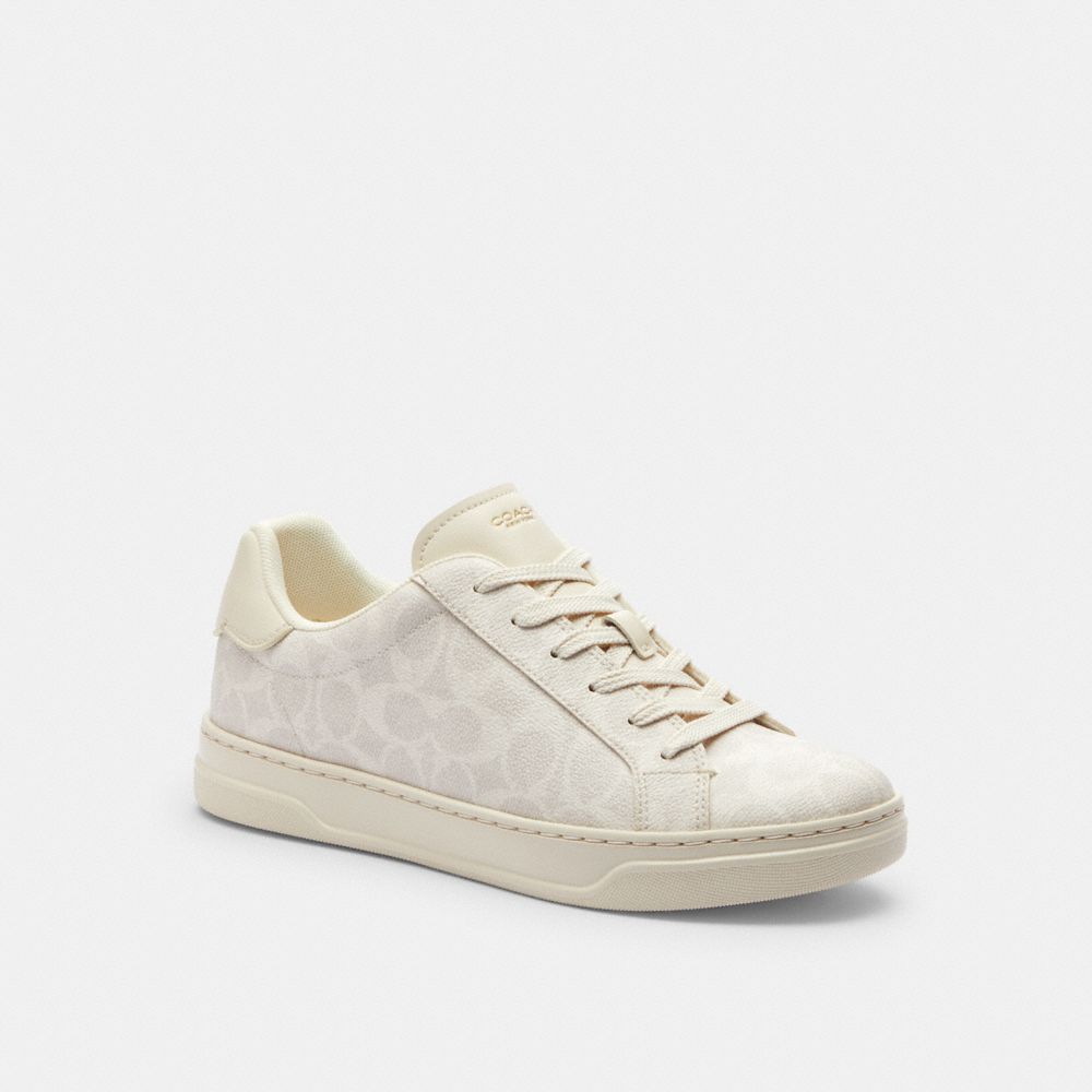 Coach High Line Sneaker In Signature Canvas In Multi