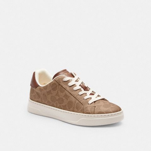 Coach High Line Sneaker In Signature Canvas