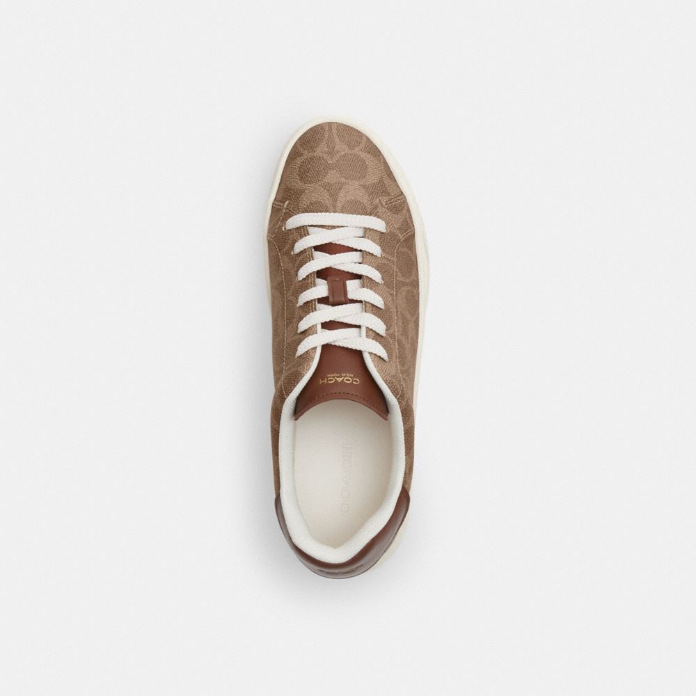 Coach High Line Sneaker In Signature Canvas — фото 3