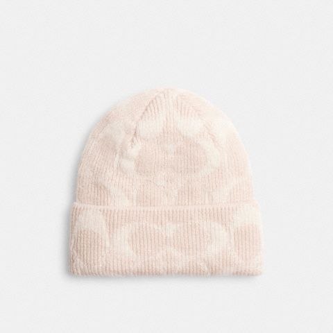 Женские шапки Coach Signature Knit Beanie