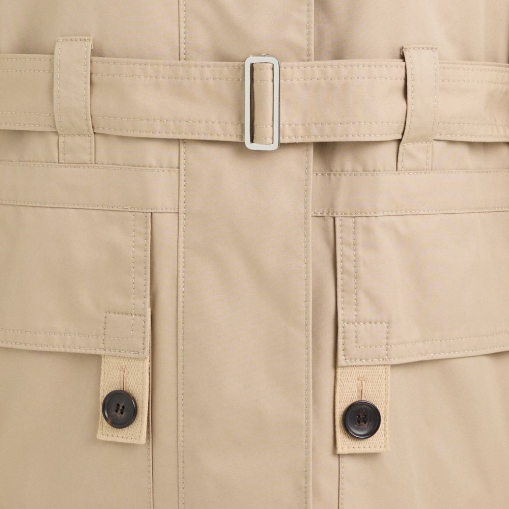 Coach Restored Belted Utility Jacket In Bone