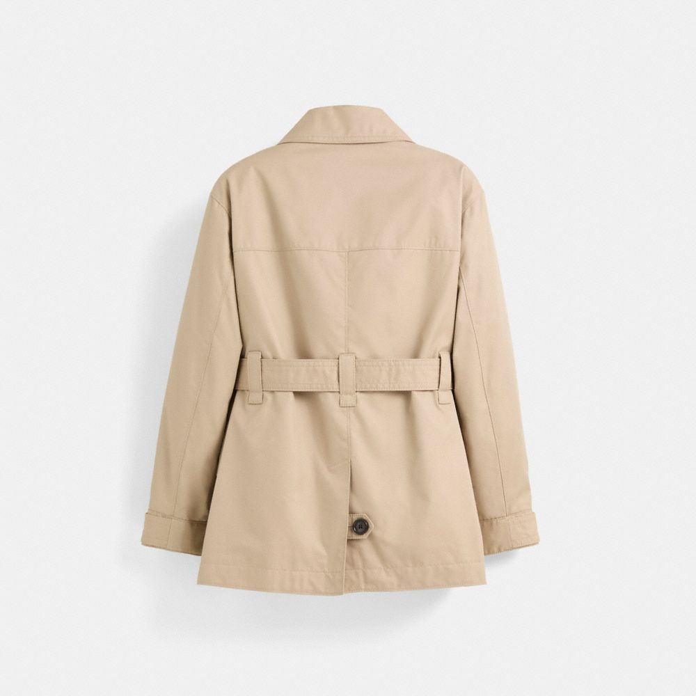 Coach Restored Belted Utility Jacket In Bone