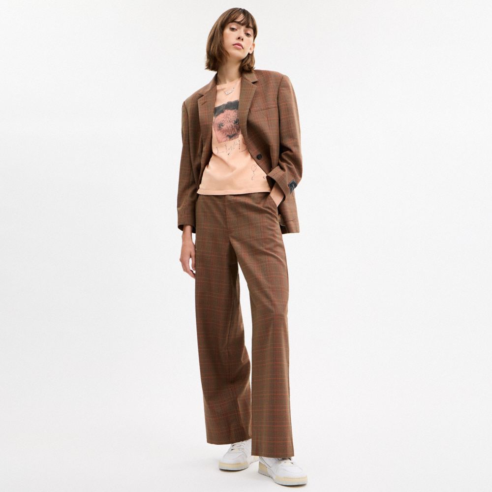 COACH®,Oversized Single Breasted Blazer,,Scale View