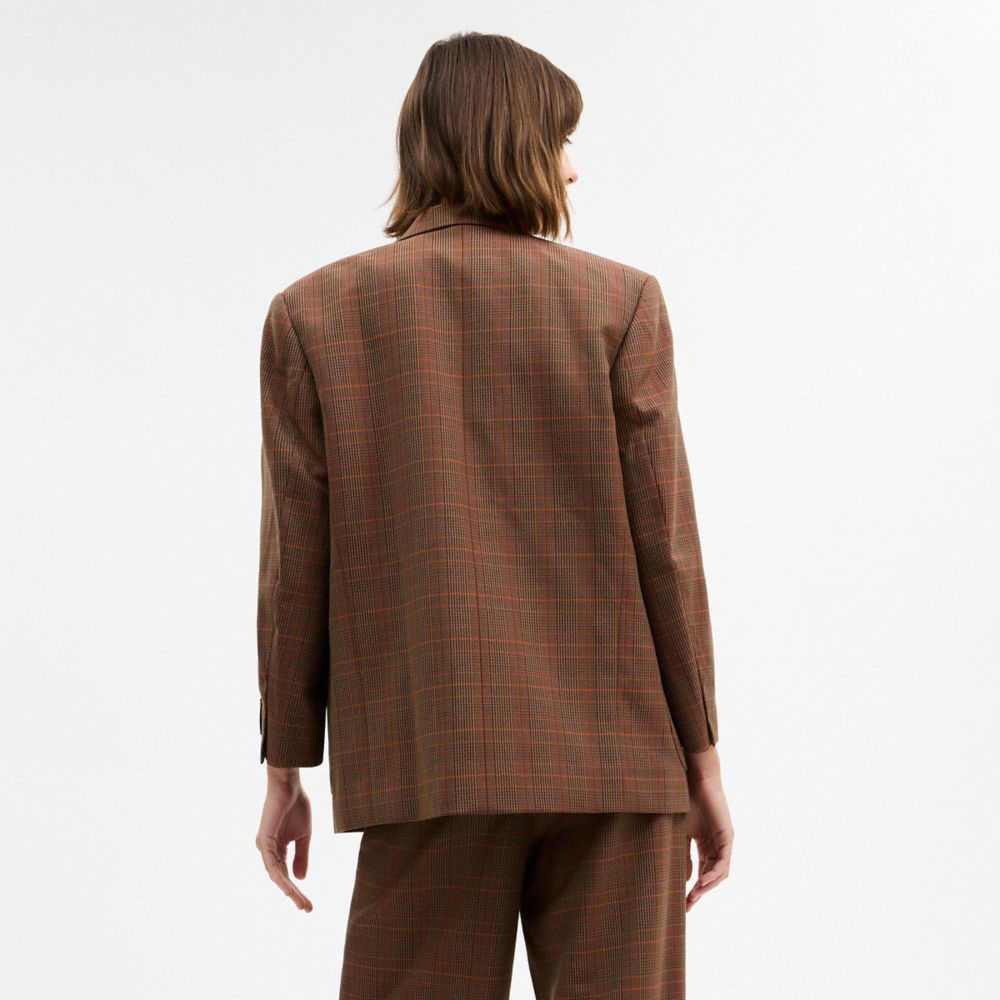 COACH®,Oversized Single Breasted Blazer,,Scale View