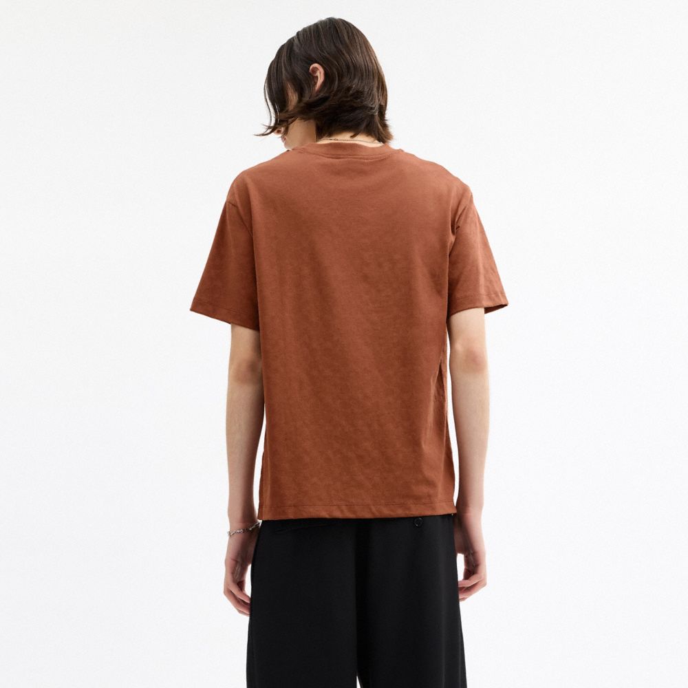 Fuzzy Signature Relaxed T Shirt