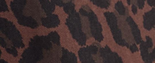 COACH®,Leopard Print Barrel Jeans In Organic Cotton,