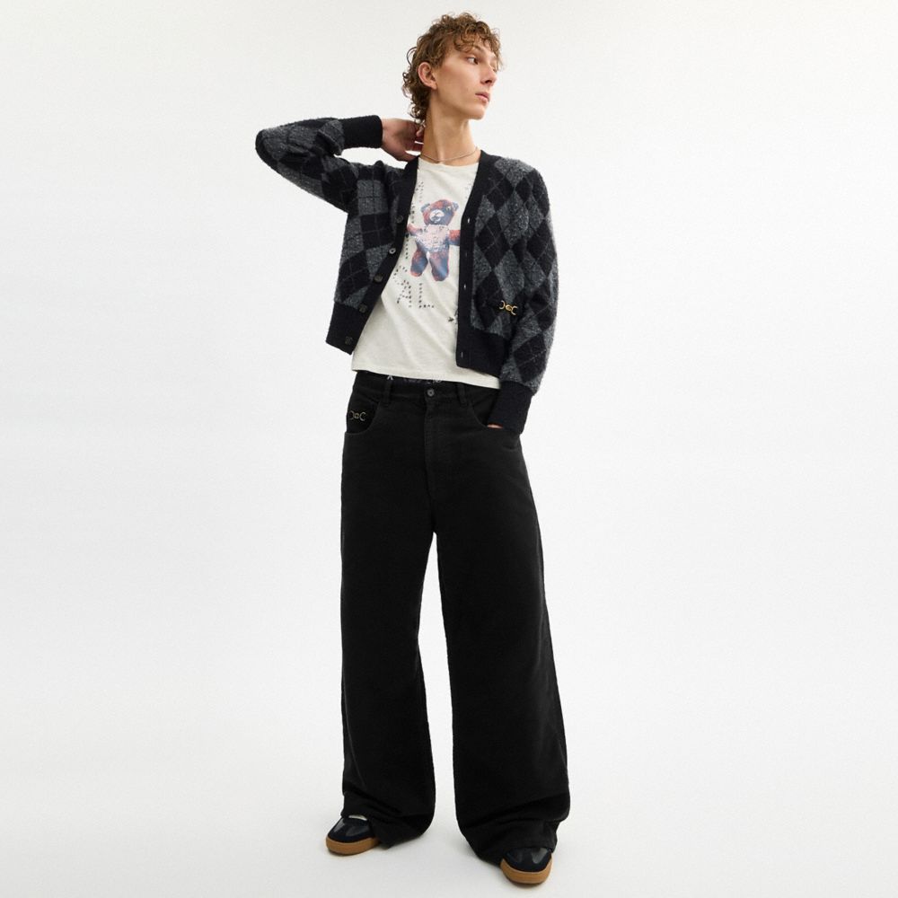 COACH®,Baggy Moleskin Pants,,Scale View
