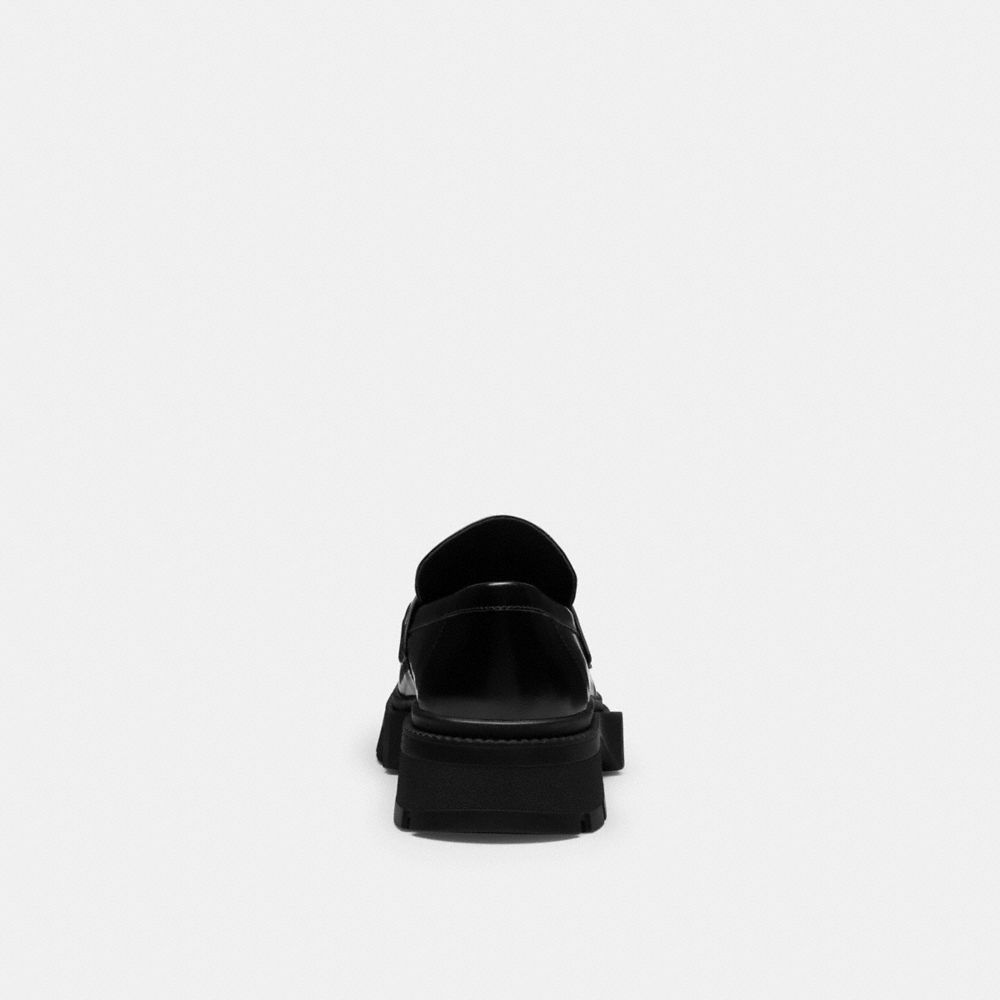 Coach Platform Loafer In Black