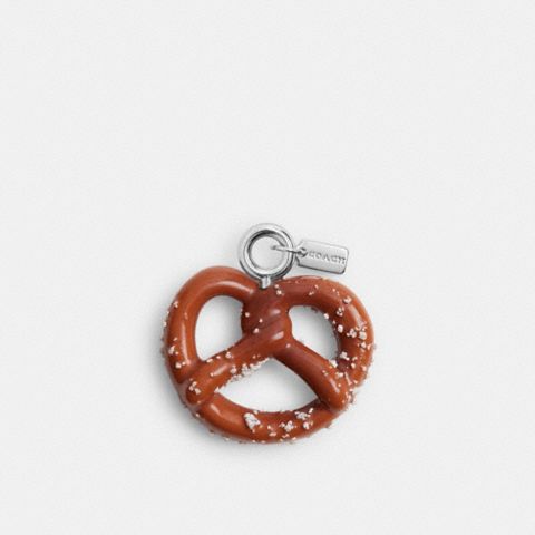 Мужские брелоки Coach Small Pretzel Shoe Charm