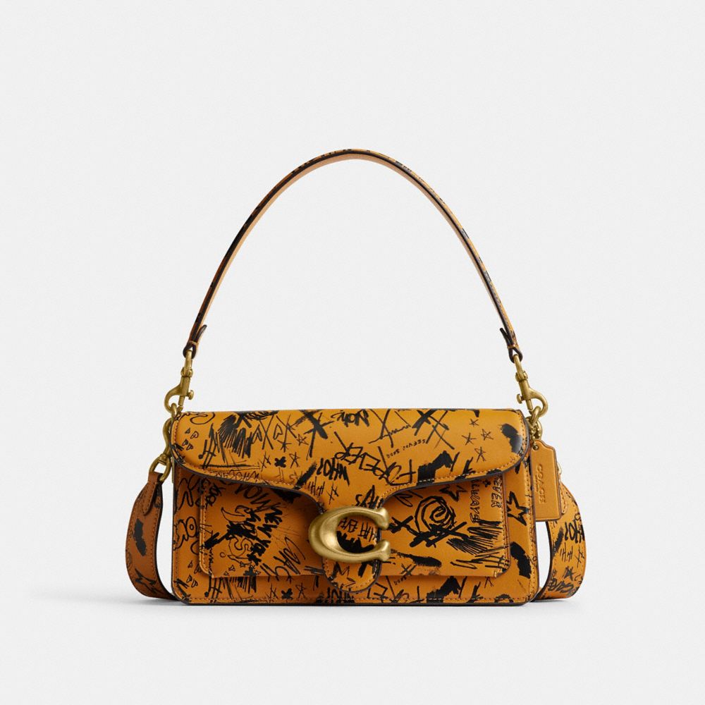 Coach Tabby Shoulder Bag 26 With Graffiti Print