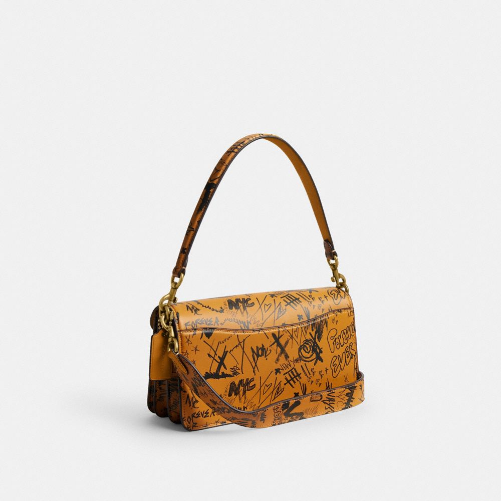 Coach Tabby Shoulder Bag 26 With Graffiti Print