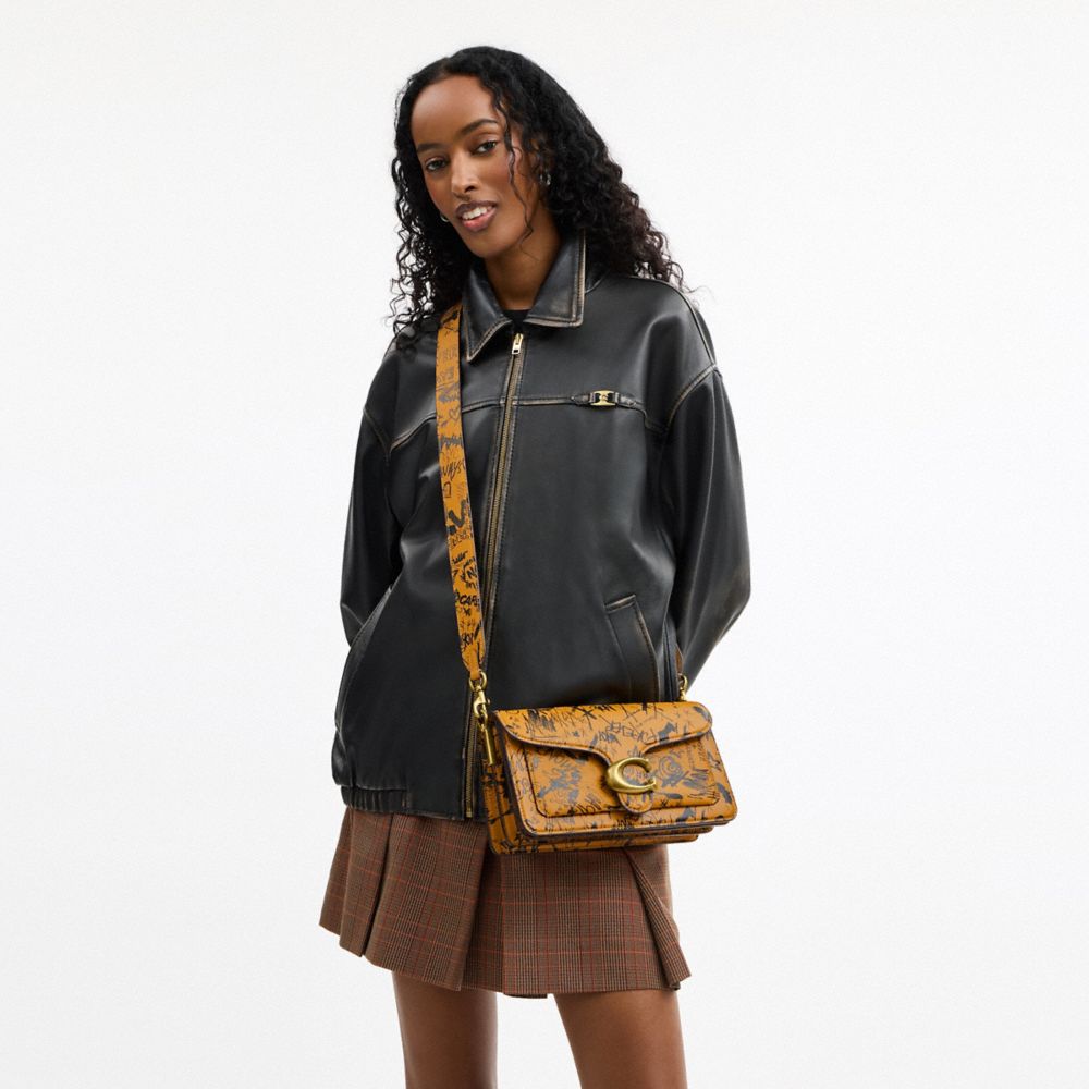 Coach Tabby Shoulder Bag 26 With Graffiti Print