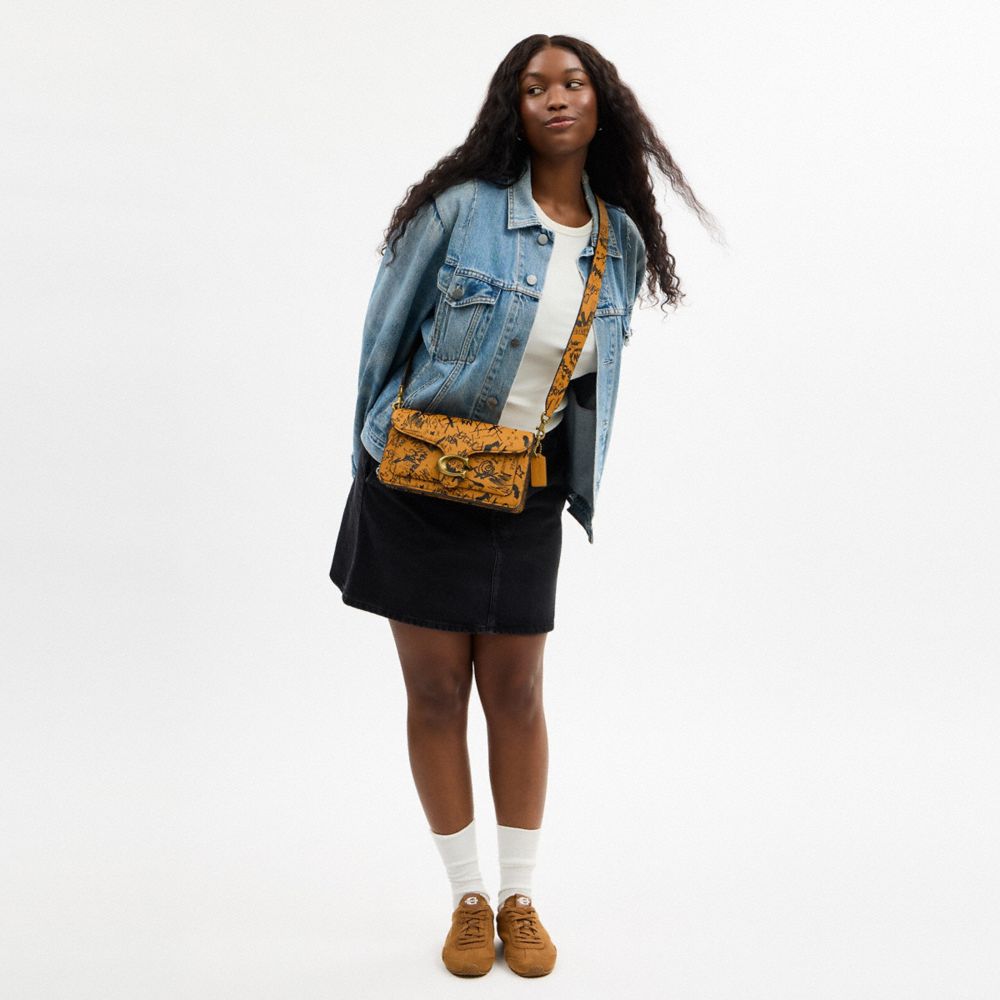 Coach Tabby Shoulder Bag 26 With Graffiti Print