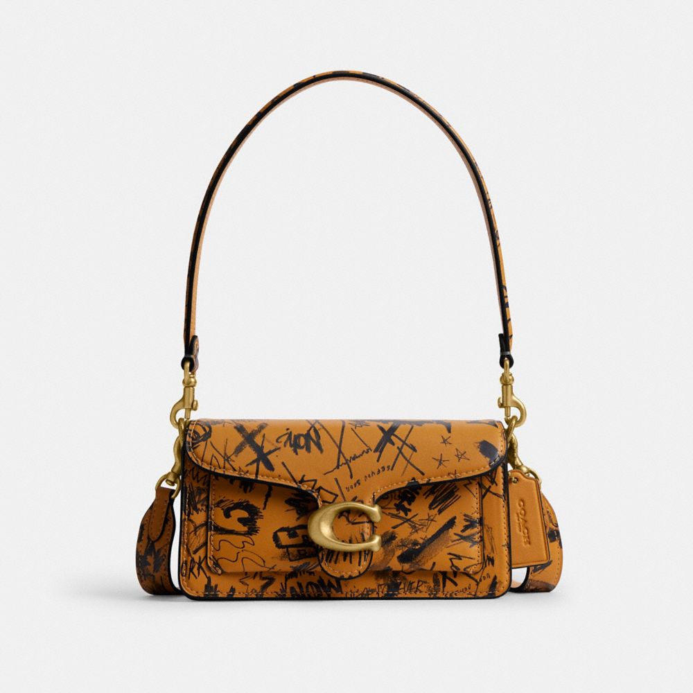 Coach Tabby Shoulder Bag 20 With Graffiti Print