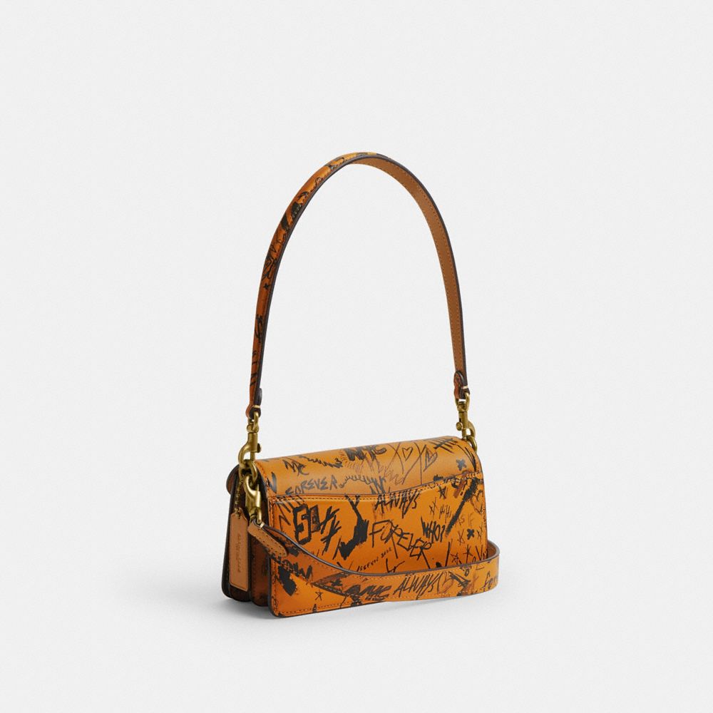 Coach Tabby Shoulder Bag 20 With Graffiti Print