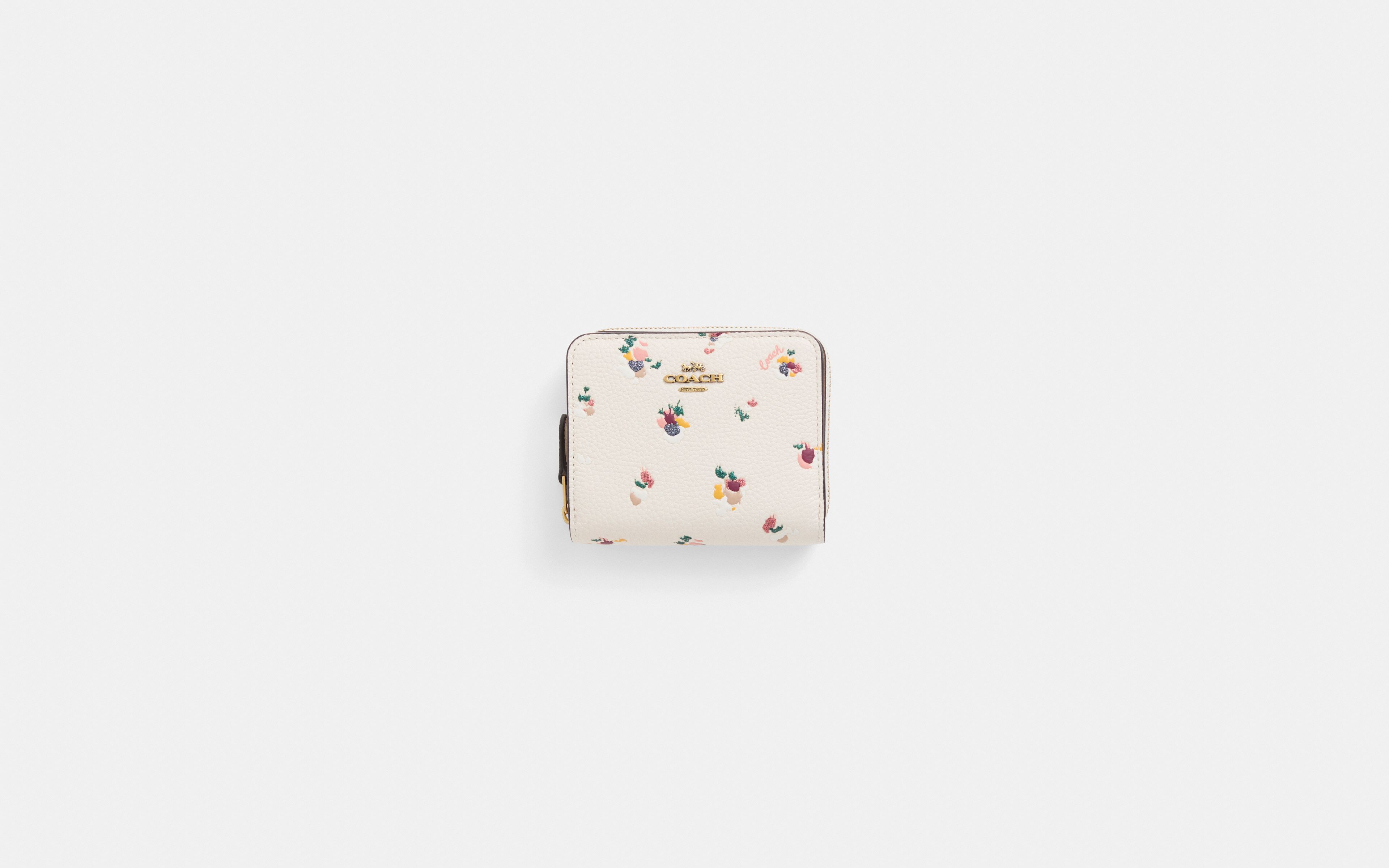 Restored Billfold Wallet With Floral Print