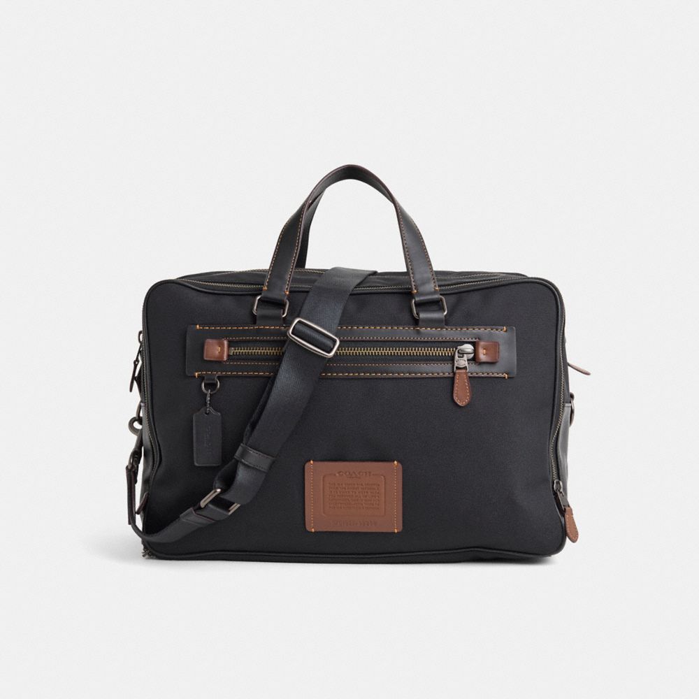 Coach Restored Academy Day Bag In Black Copper/black