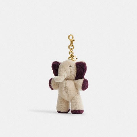 Женские брелоки Coach Ellie Bag Charm In Shearling