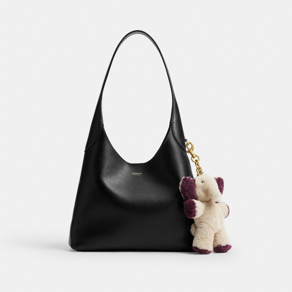 Женские брелоки Coach Ellie Bag Charm In Shearling — фото 2