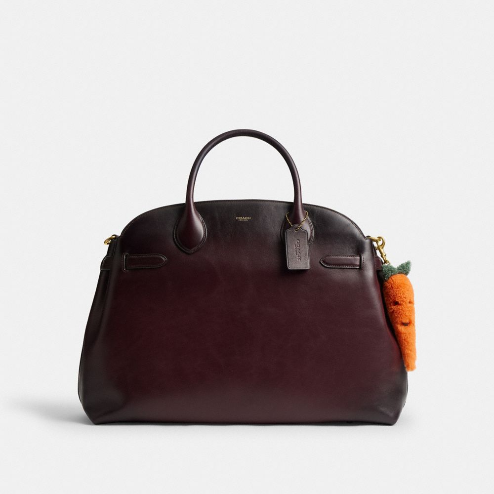 Женские брелоки Coach Carroty Bag Charm In Shearling — фото 2