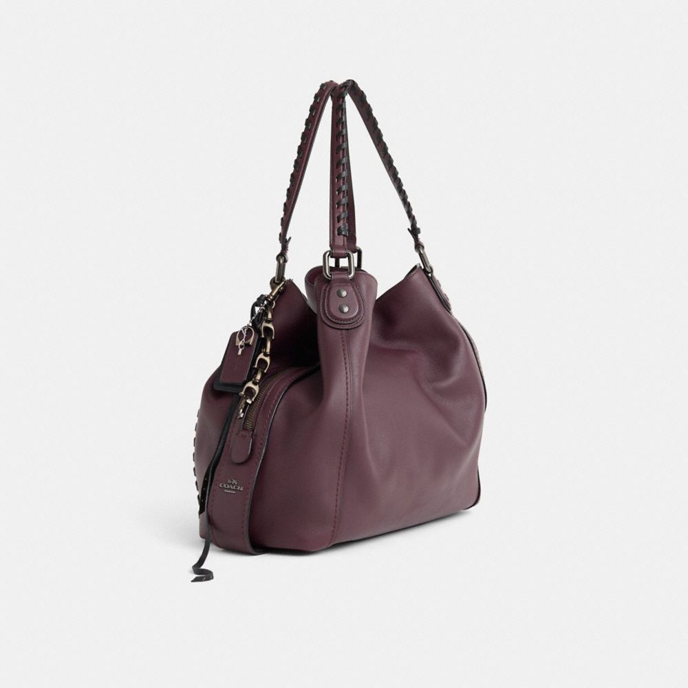 COACH®,Upcrafted Edie Shoulder Bag 42,,Angle View