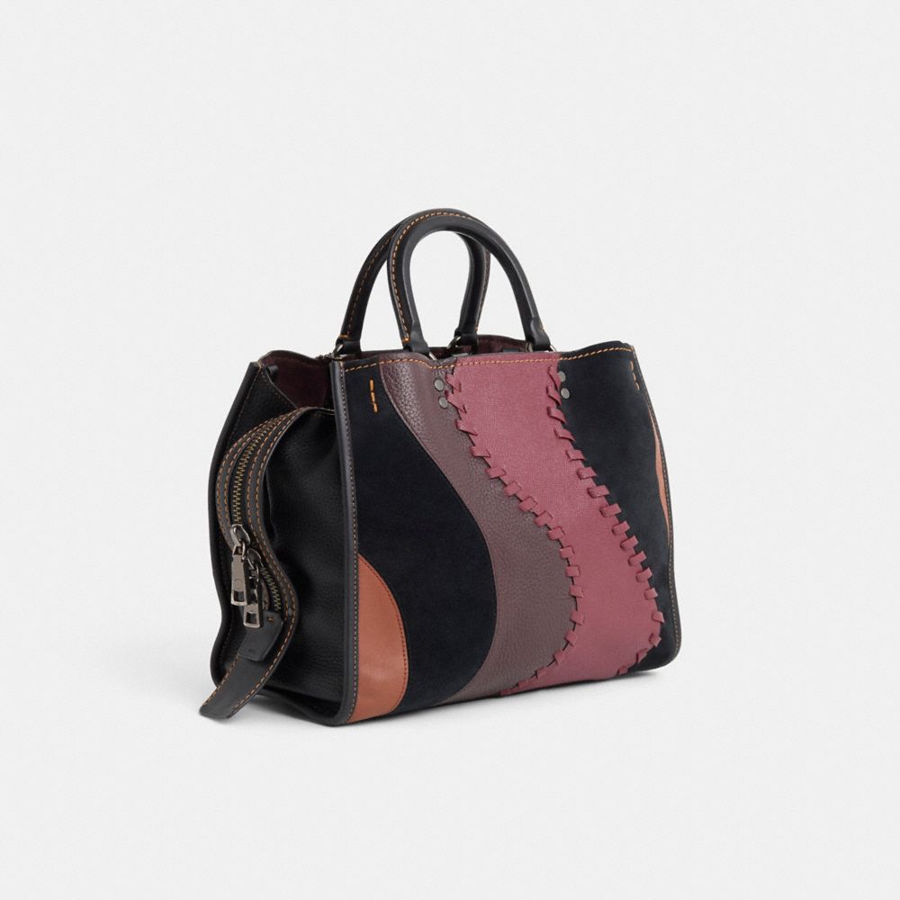 COACH®,Upcrafted Rogue Bag With Patchwork,,Angle View