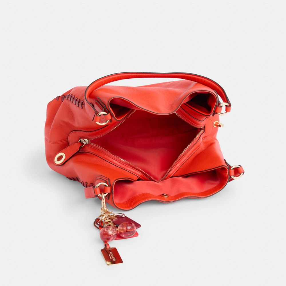 COACH®,Upcrafted Edie Shoulder Bag,,Inside View,Top View