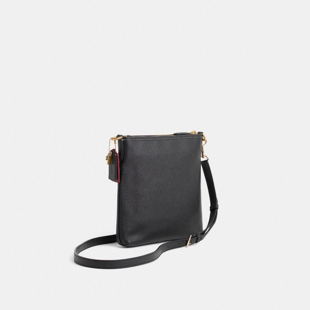 COACH®,Upcrafted Kitt Messenger Crossbody Bag,,Angle View