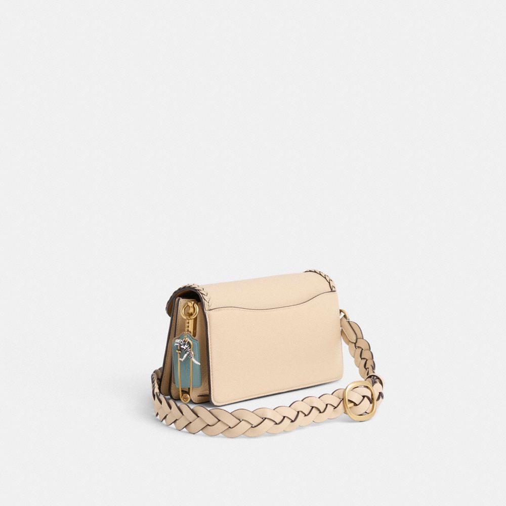 COACH®,Upcrafted Tabby Shoulder Bag 26 With Braid,,Angle View