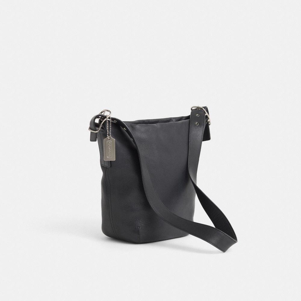 COACH®,Vintage Small Duffle Sac,Black,Angle View