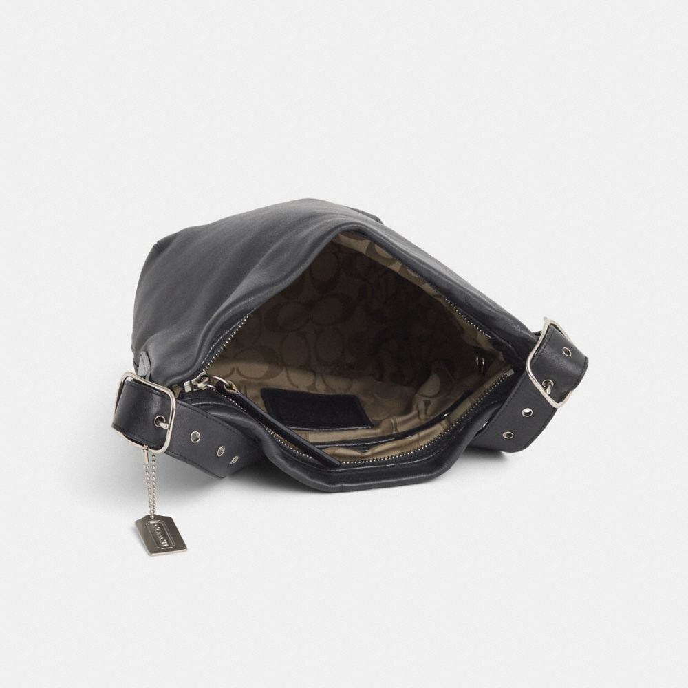 COACH®,Vintage Small Duffle Sac,Black,Inside View,Top View