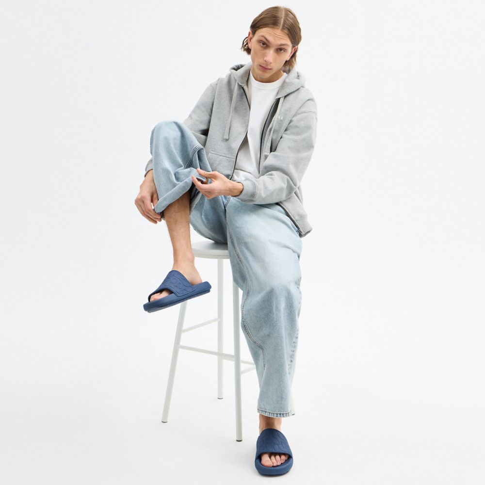 COACH®,Obi Slide,Navy,Detail View