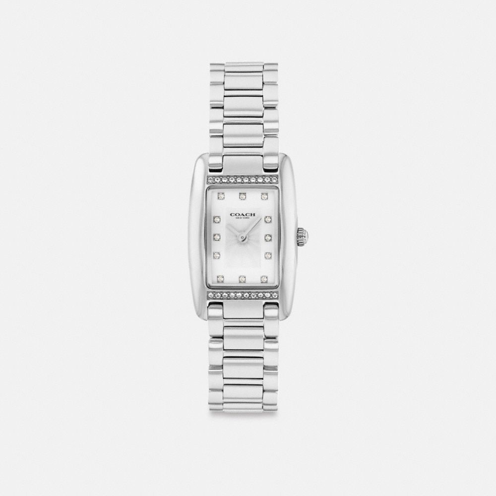 Coach Reese Watch, 20mm X 30mm In Silver