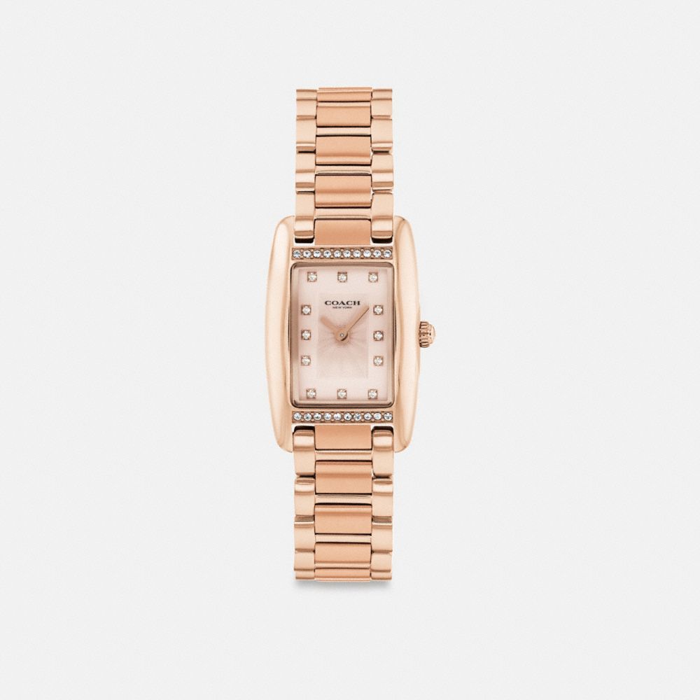Coach Reese Watch, 20mm X 30mm In Gold