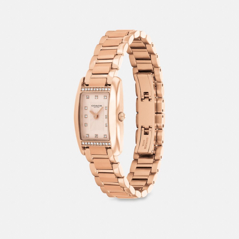 Coach Reese Watch, 20mm X 30mm In Gold