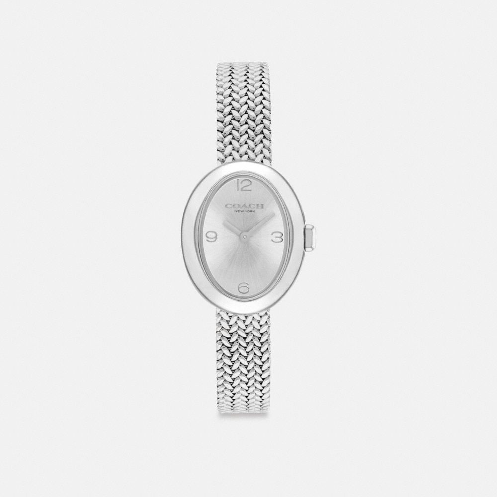 Coach Sammy Watch, 22mm In Silver