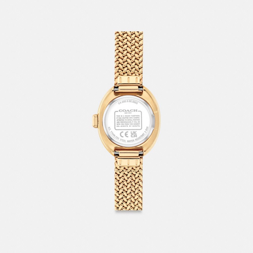 Coach Sammy Watch, 22mm In Gold